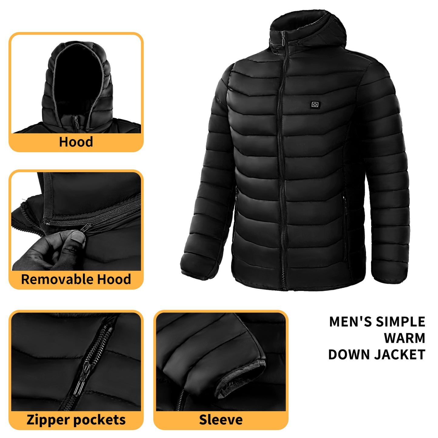 Men’s Heated Puffer Jacket