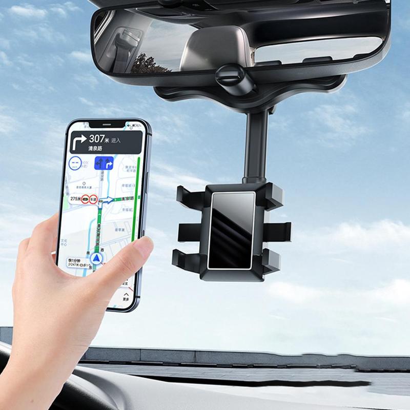 Rearview Mirror Phone Holder 360 Rotation