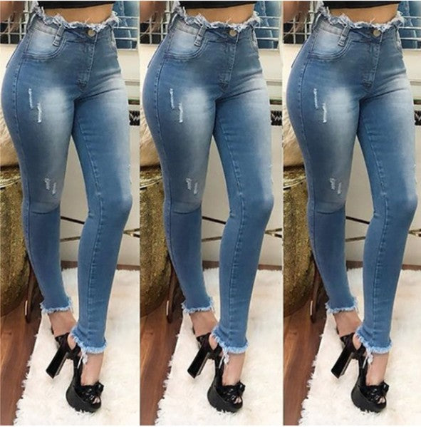 High Waisted Stretch Jeans