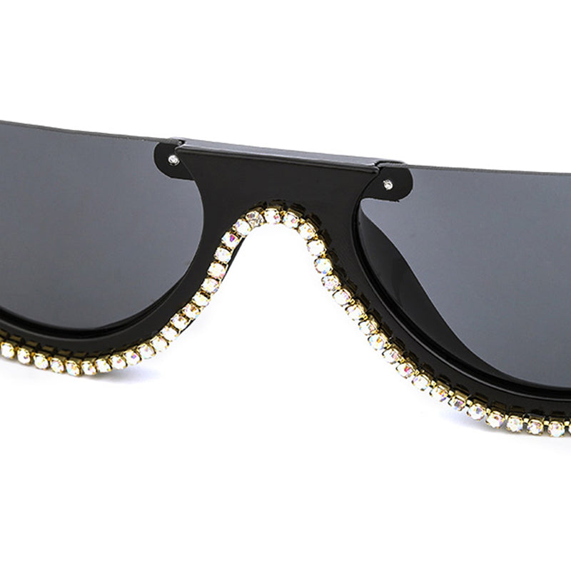 Fashion Studded Cat Eye Sunglasses