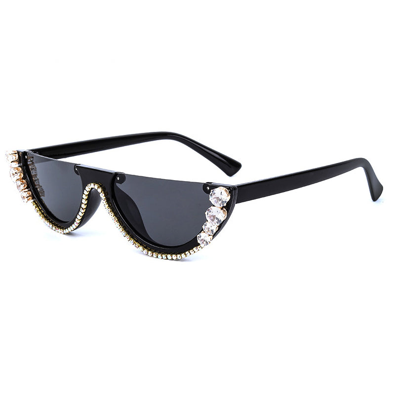 Fashion Studded Cat Eye Sunglasses