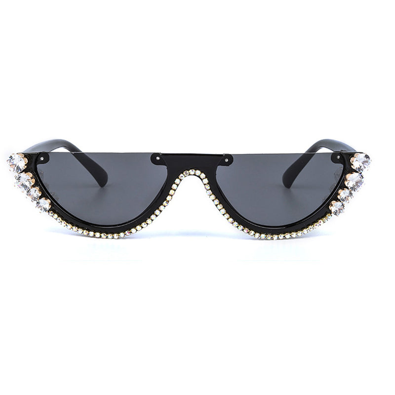 Fashion Studded Cat Eye Sunglasses