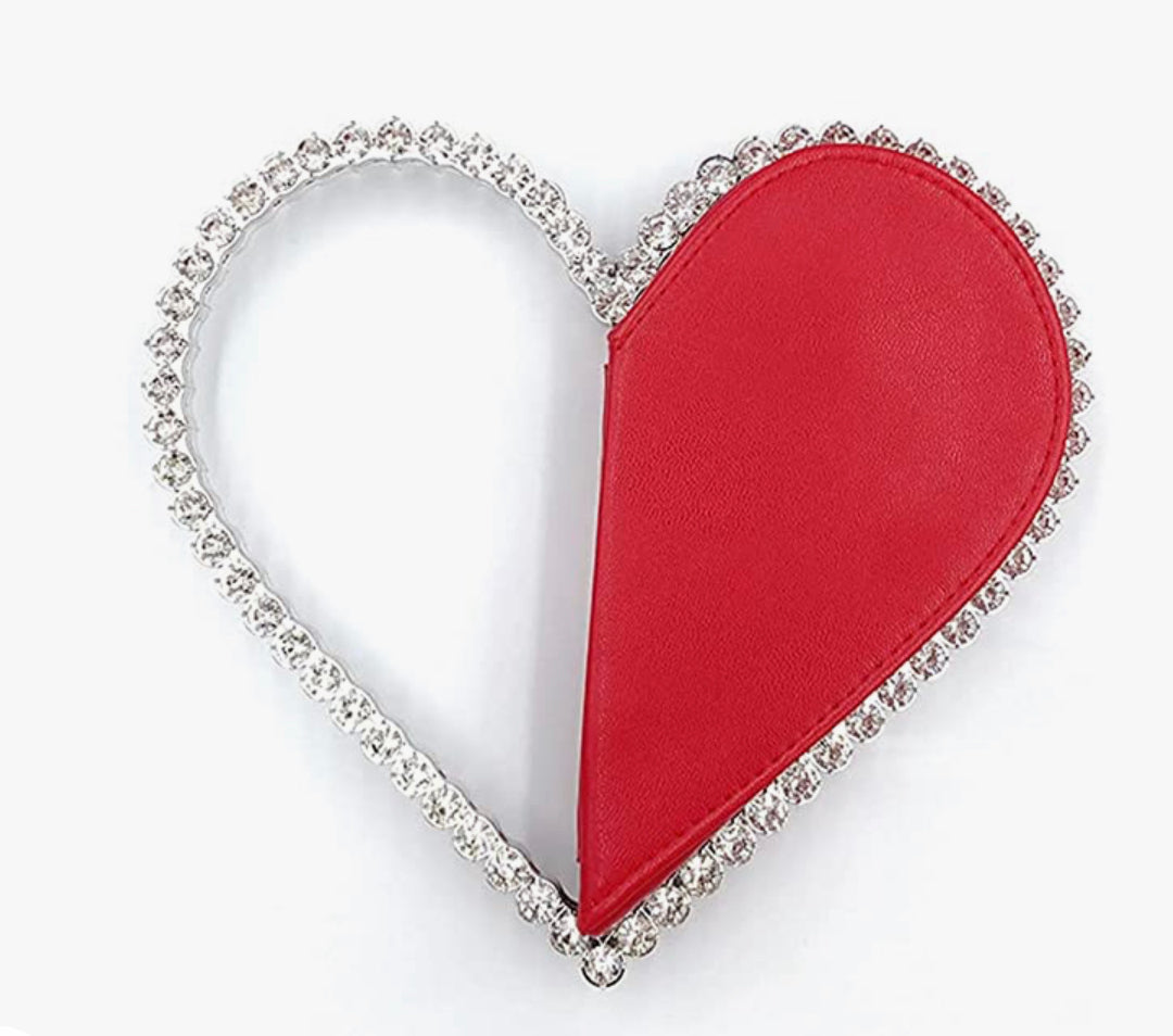 Cute Mini Heart Shape Clutch