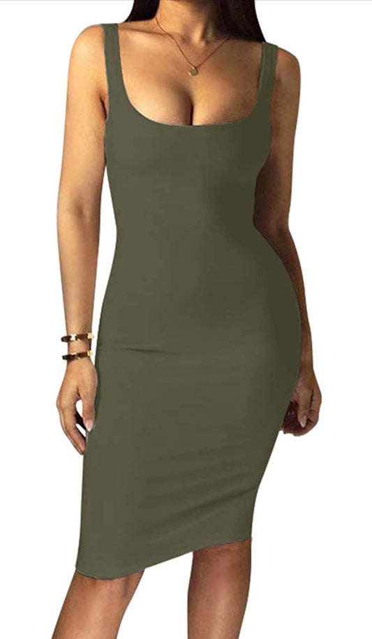 Sexy Bodycon Tank Dress