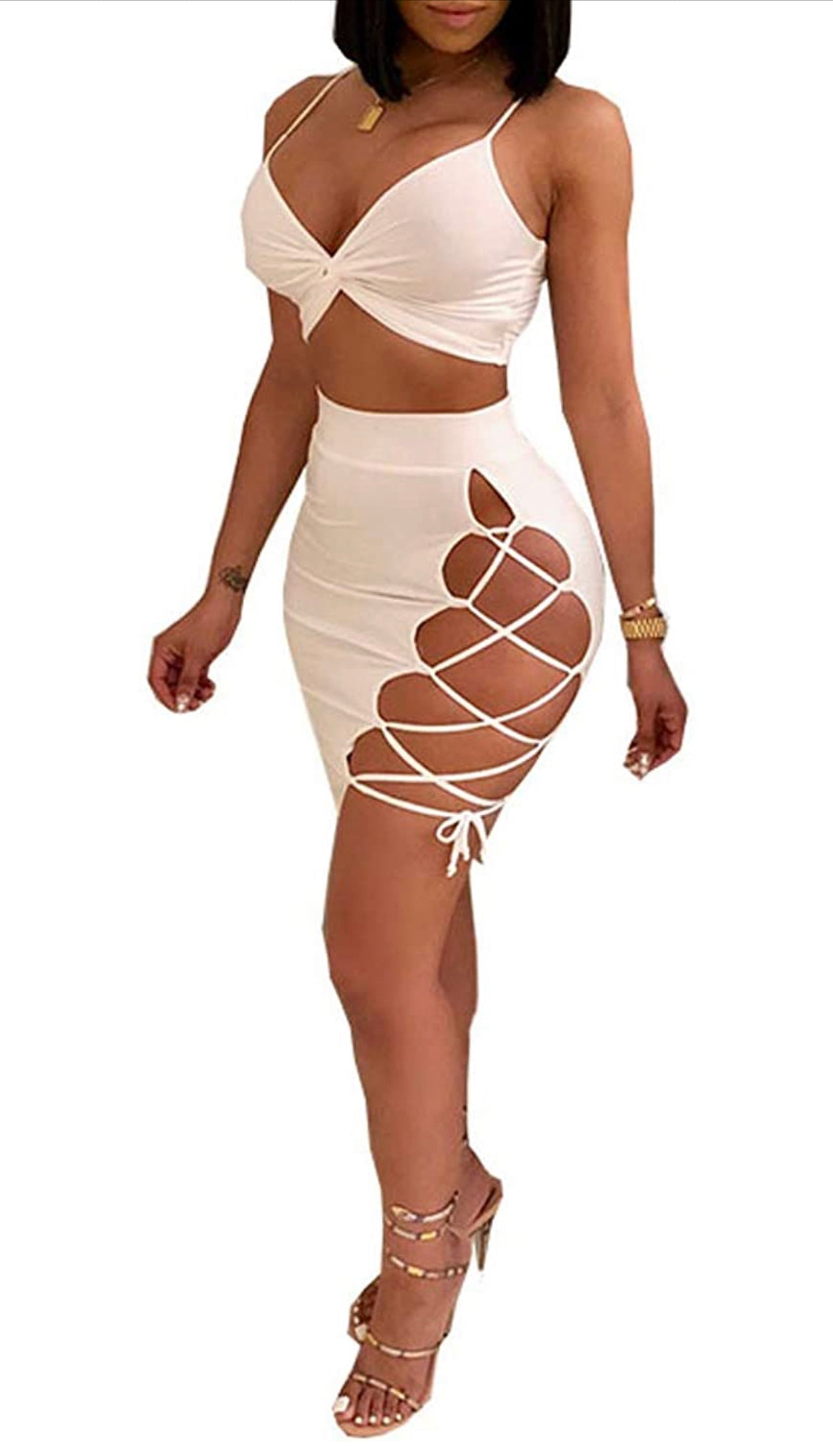 Bandage Two Piece Clubwear